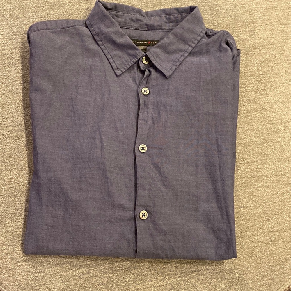 John Varvatos s/s button down
